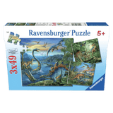 Ravensburger 5 Plus 3 x 49 Pc Puzzle - Dinosaur Fascination