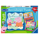 Ravensburger 5 Plus 3 x 49 Pc Puzzle - Peppa Pig Family Firsts!