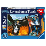 Ravensburger 5 Plus 3 x 49 Pc Puzzle - Wild Things Dragons