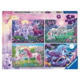 Ravensburger 5 Plus 4 x 100 Pc Puzzles - Magical Unicorns