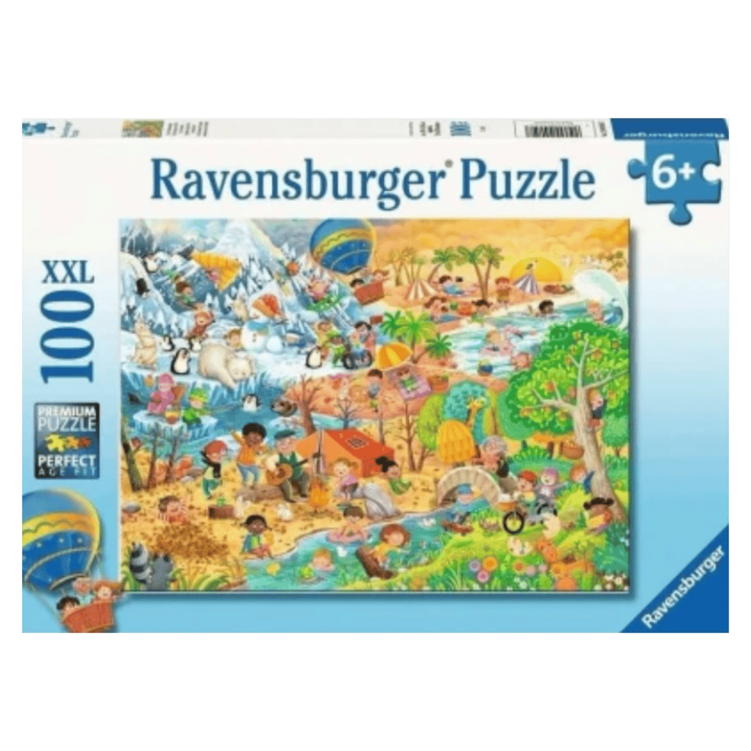 Ravensburger 6 Plus 100 Pc Puzzle - Four Seasons of Fun