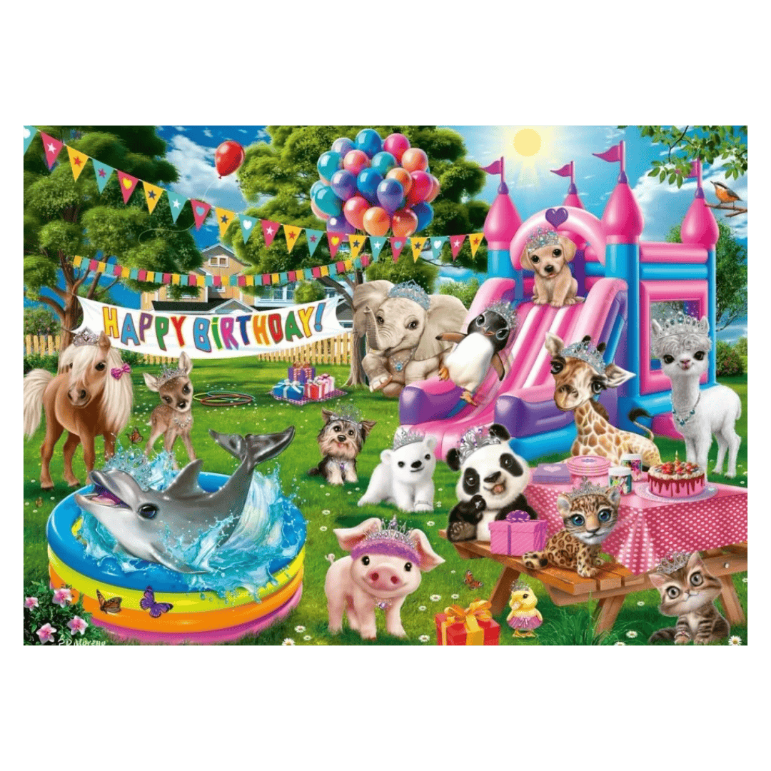 Ravensburger 6 Plus 100 Pc Puzzle - Tiara Birthday Party
