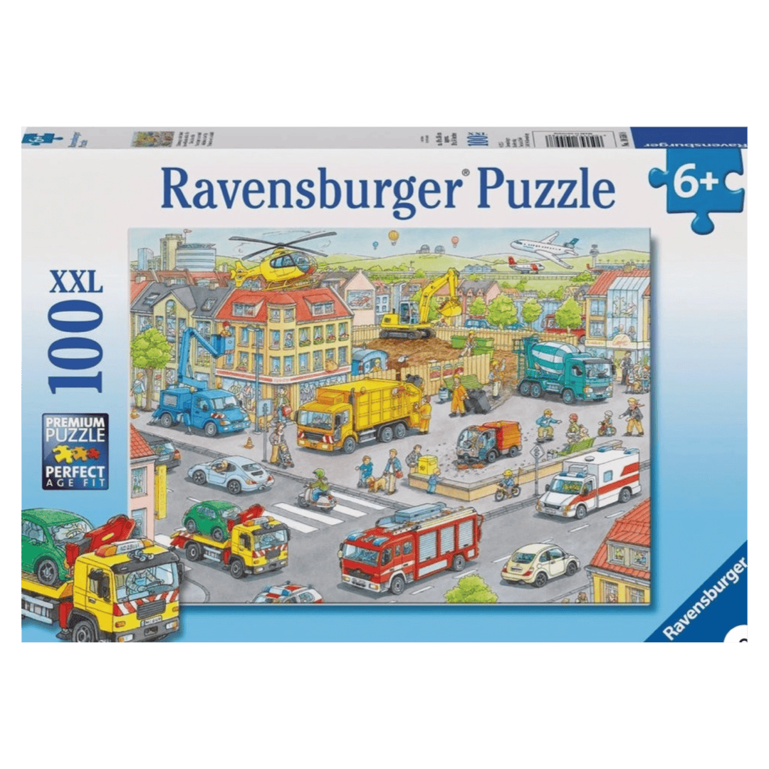 Ravensburger 6 Plus 100 Pc Puzzle - Vehicles in the City