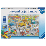 Ravensburger 6 Plus 100 Pc Puzzle - Vehicles in the City