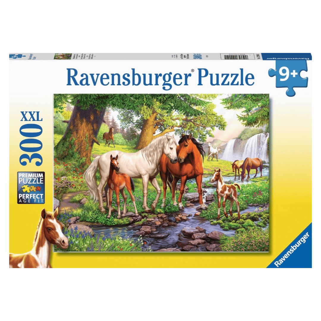 Ravensburger 9 Plus 300 Pc Puzzle - Horses by the Stream