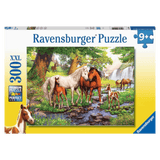 Ravensburger 9 Plus 300 Pc Puzzle - Horses by the Stream