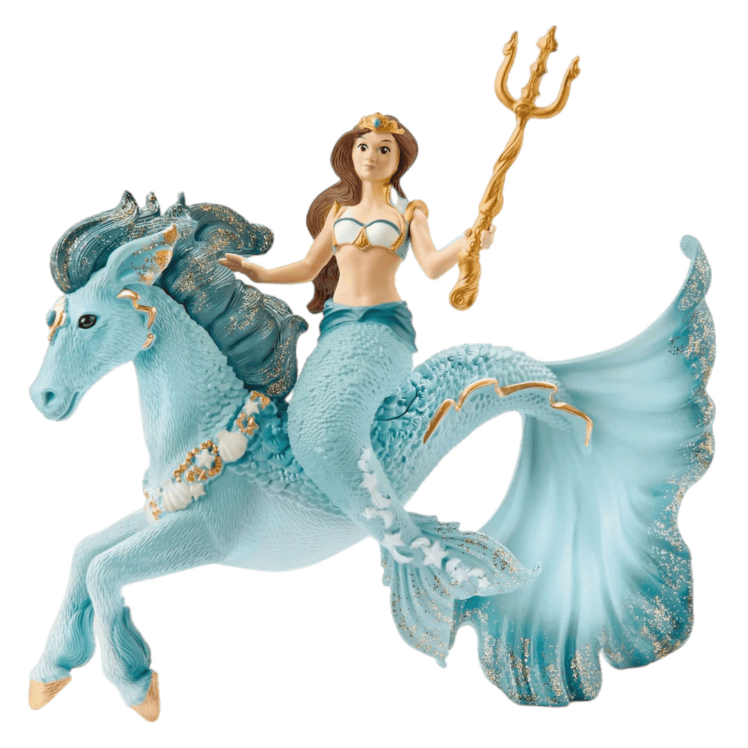 Schleich 5 Plus Mermaid Eyela on Underwater Horse