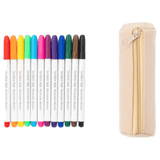 Scribble Mat 3 Plus 12 Washable Pens in Felt Pencil Case