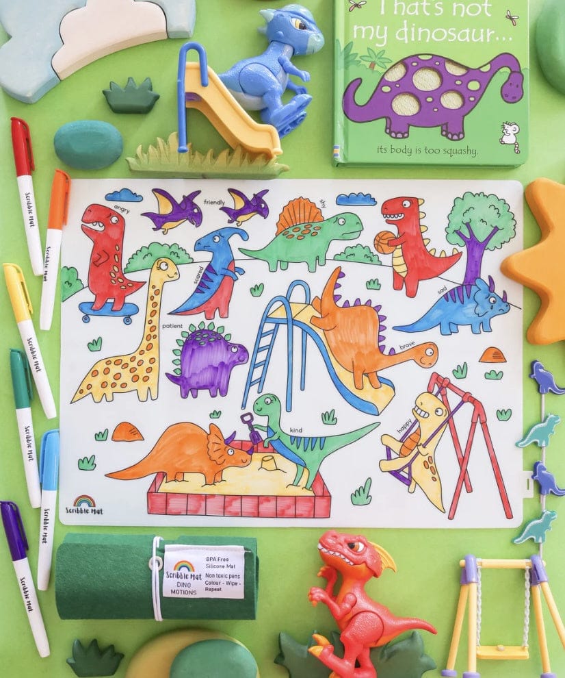 Scribble Mat 3 Plus Reusable Scribble Mat - Dino-Motions