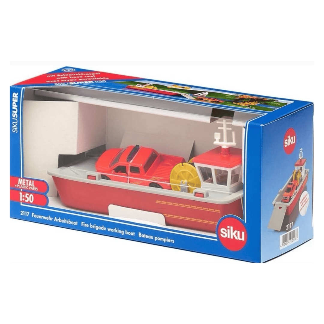 Siku 3 Plus Fire Brigade Working Boat