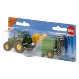 Siku 3 Plus John Deere Tractor with Round Baler