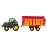 Siku 3 Plus John Deere with Silage Trailer