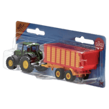 Siku 3 Plus John Deere with Silage Trailer