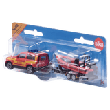 Siku 3 Plus Land Rover Defender with Boat