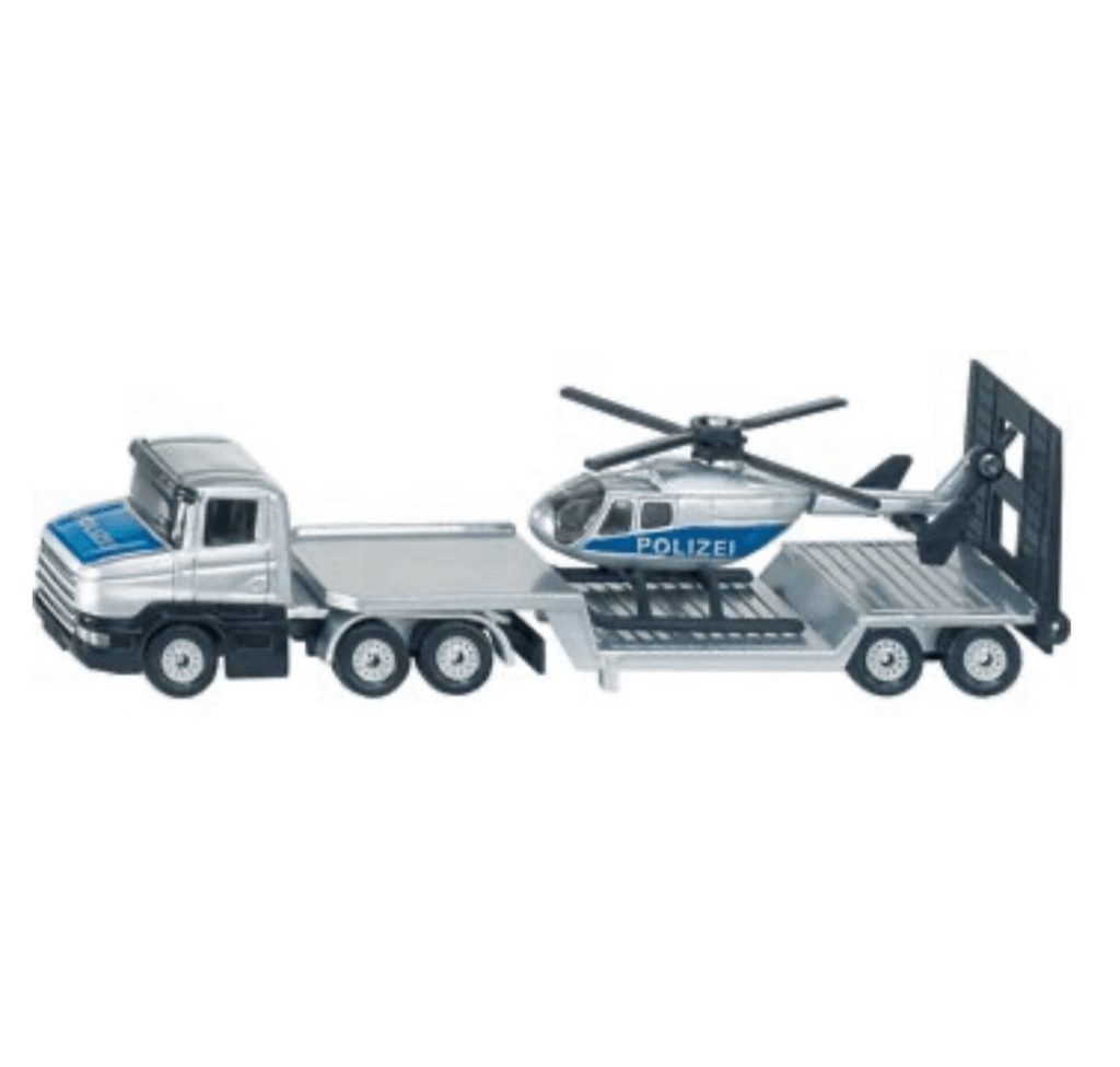 Siku 3 Plus Low Loader with Helicopter