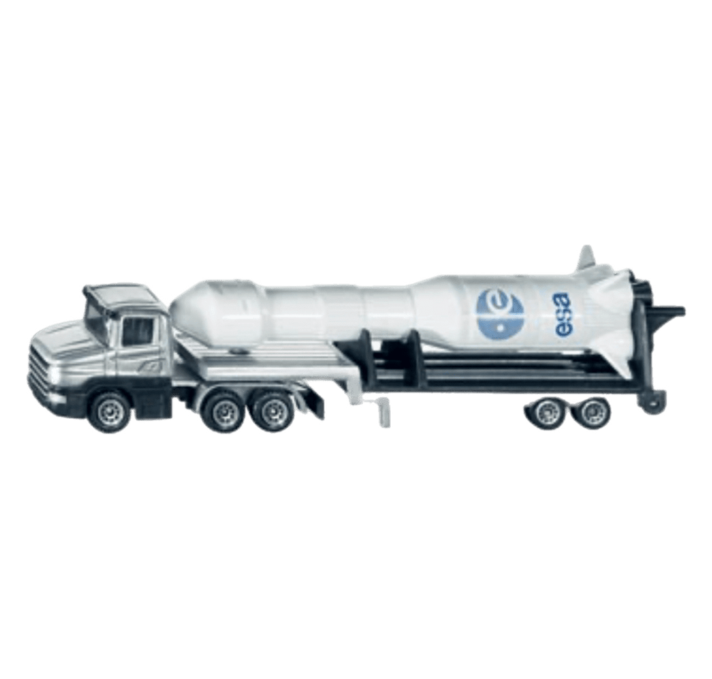 Siku 3 Plus Low Loader with Rocket