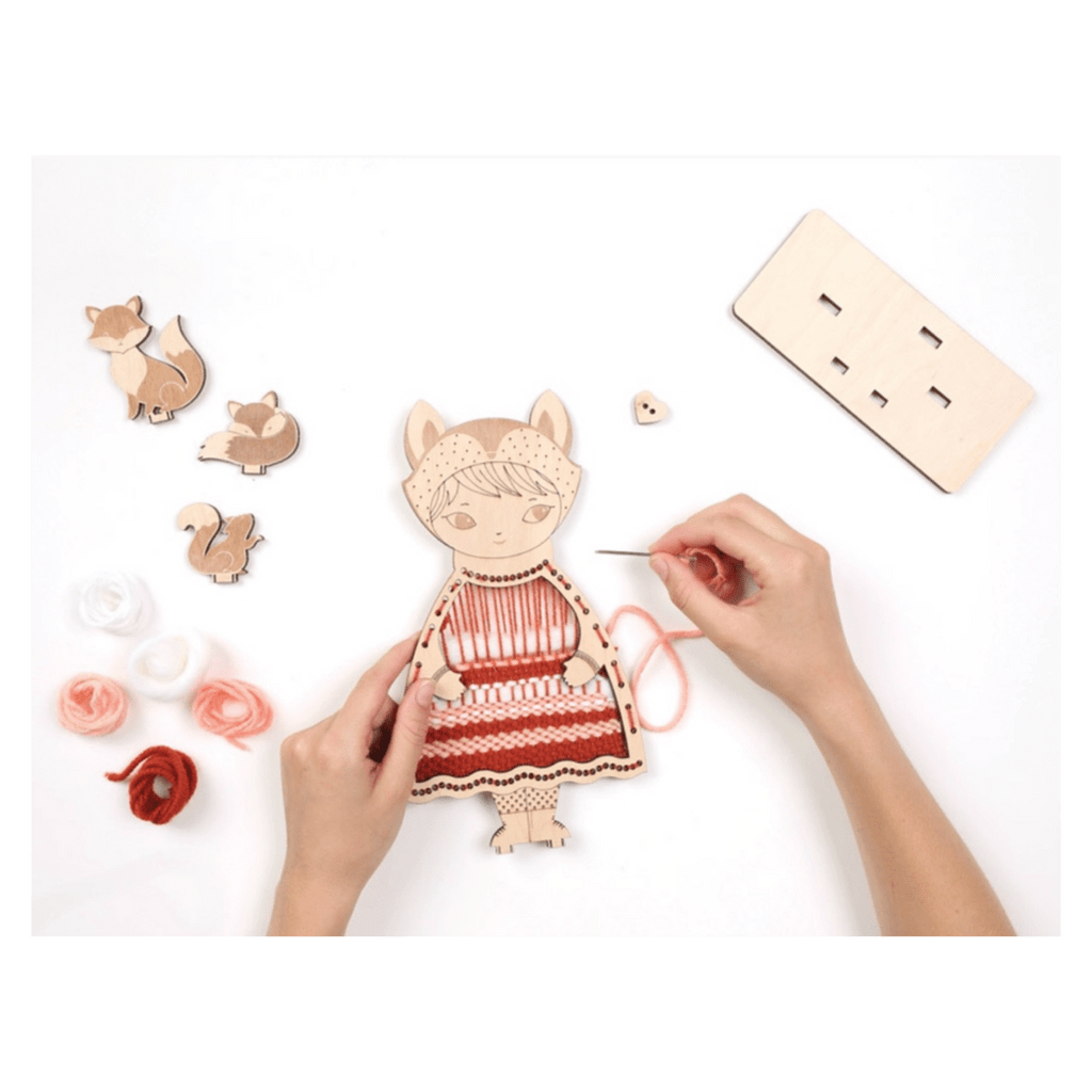 Sozo 11 Plus Dress Up Doll Weaving Kit - Fox