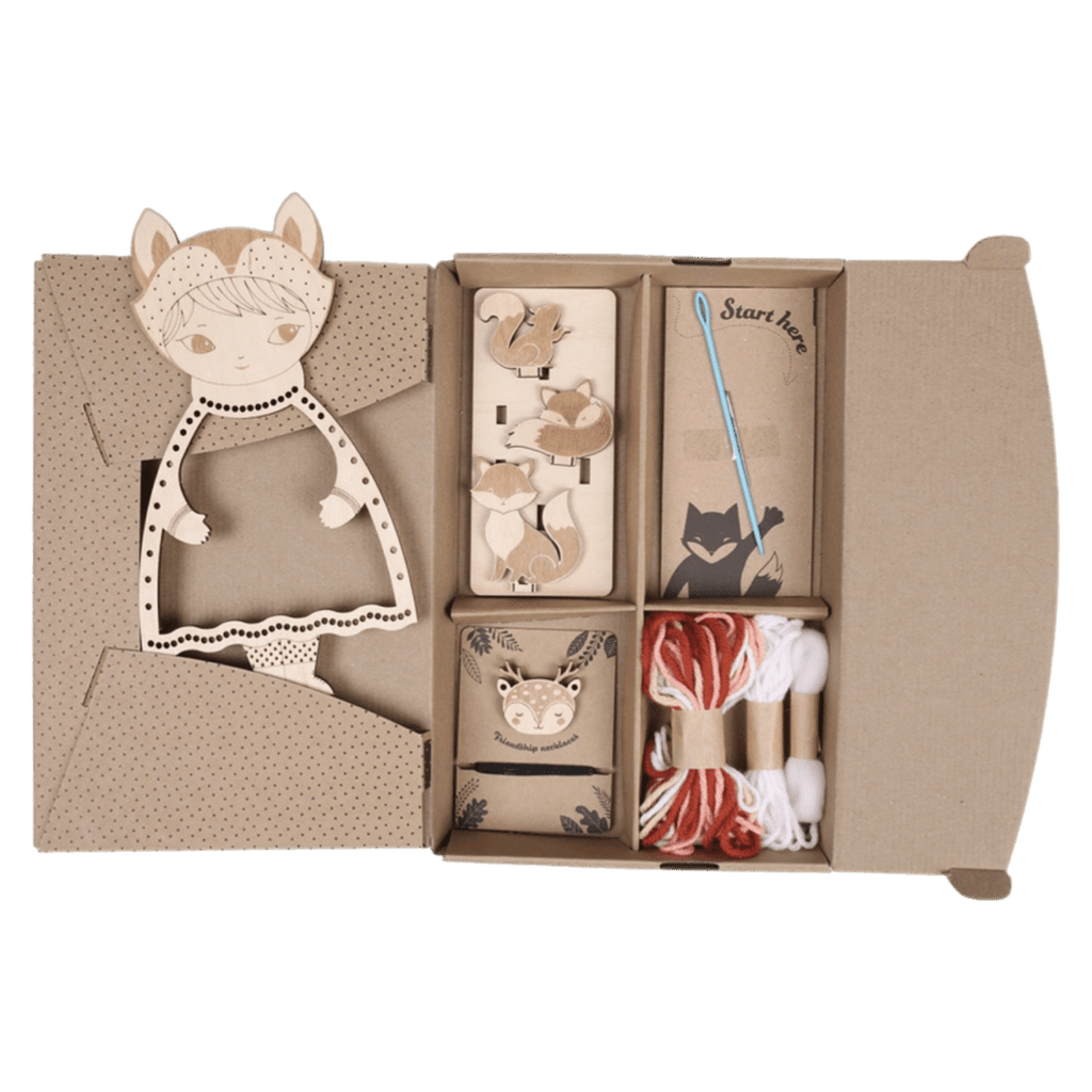 Sozo 11 Plus Dress Up Doll Weaving Kit - Fox