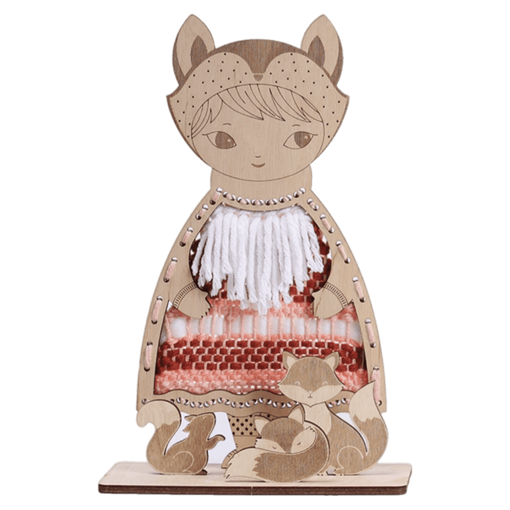 Sozo 11 Plus Dress Up Doll Weaving Kit - Fox