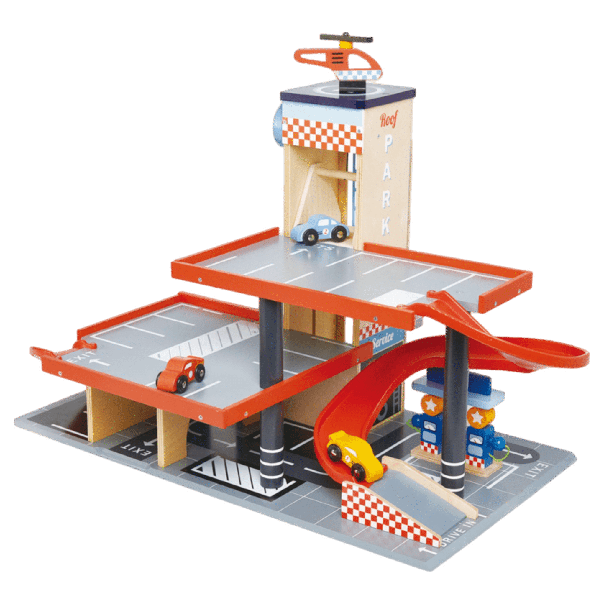 Tender Leaf Toys 3 Plus Blue Bird Service Station