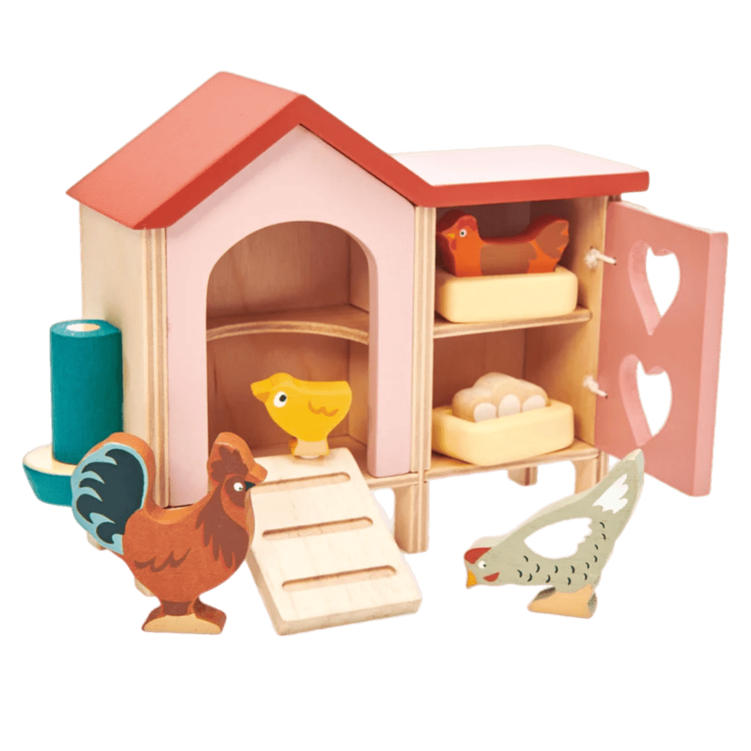 Tender Leaf Toys 3 Plus Chicken Coop