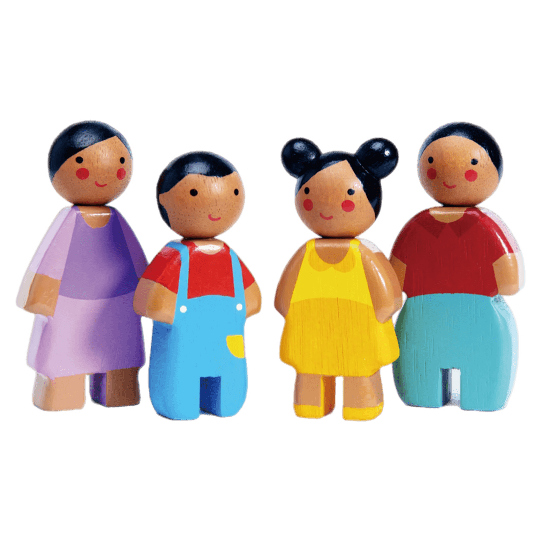 Tender Leaf Toys 3 Plus Sunny Doll Family