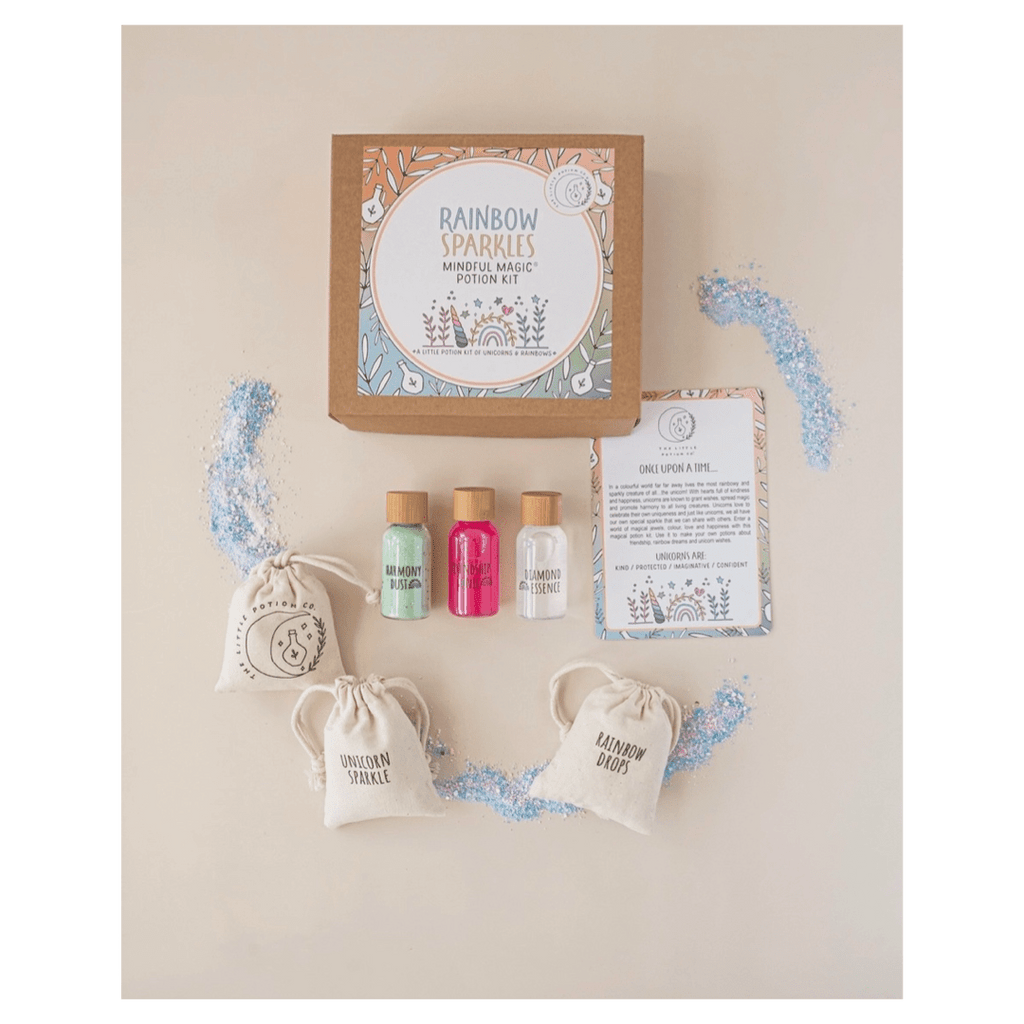 The Little Potion Co 5 Plus Rainbow Sparkles - Mindful Potion Kit