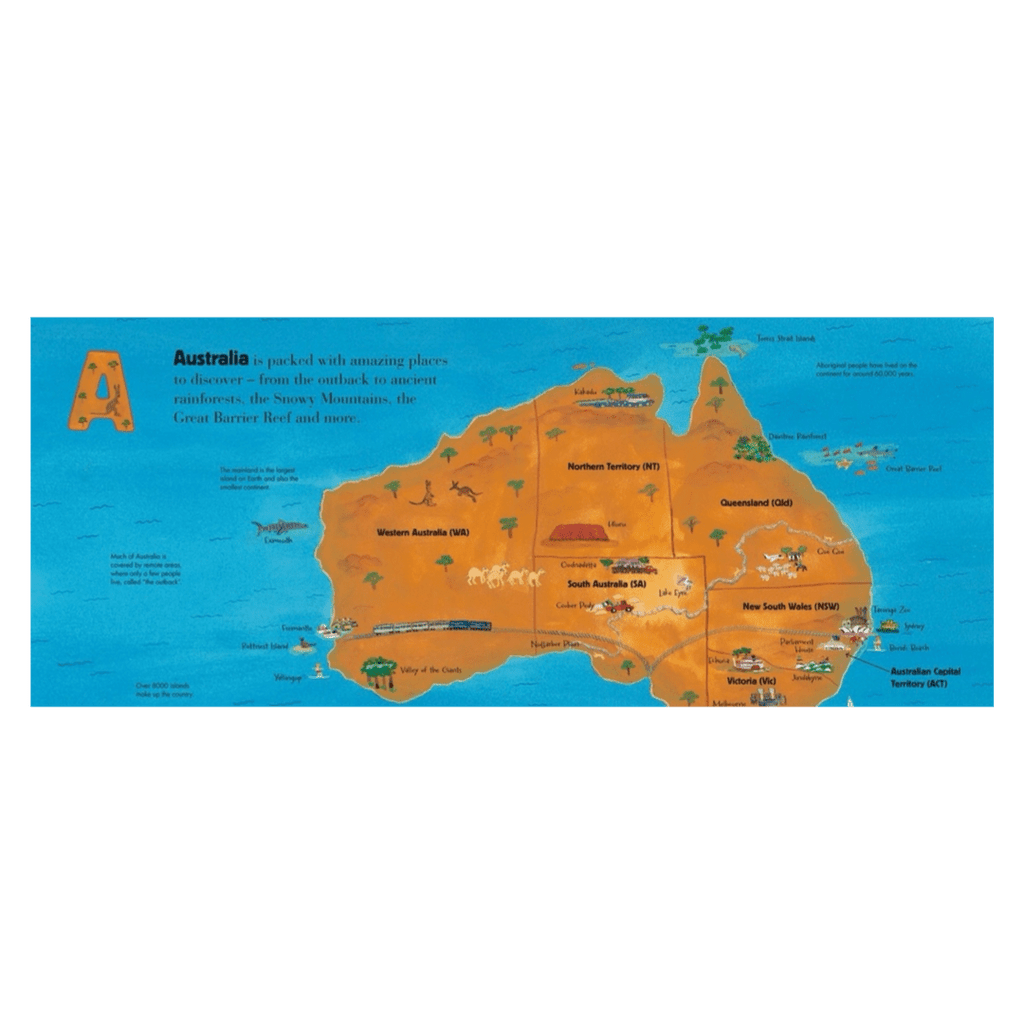 Walker Books 7 Plus A is for Australia PB - Frané Lessac