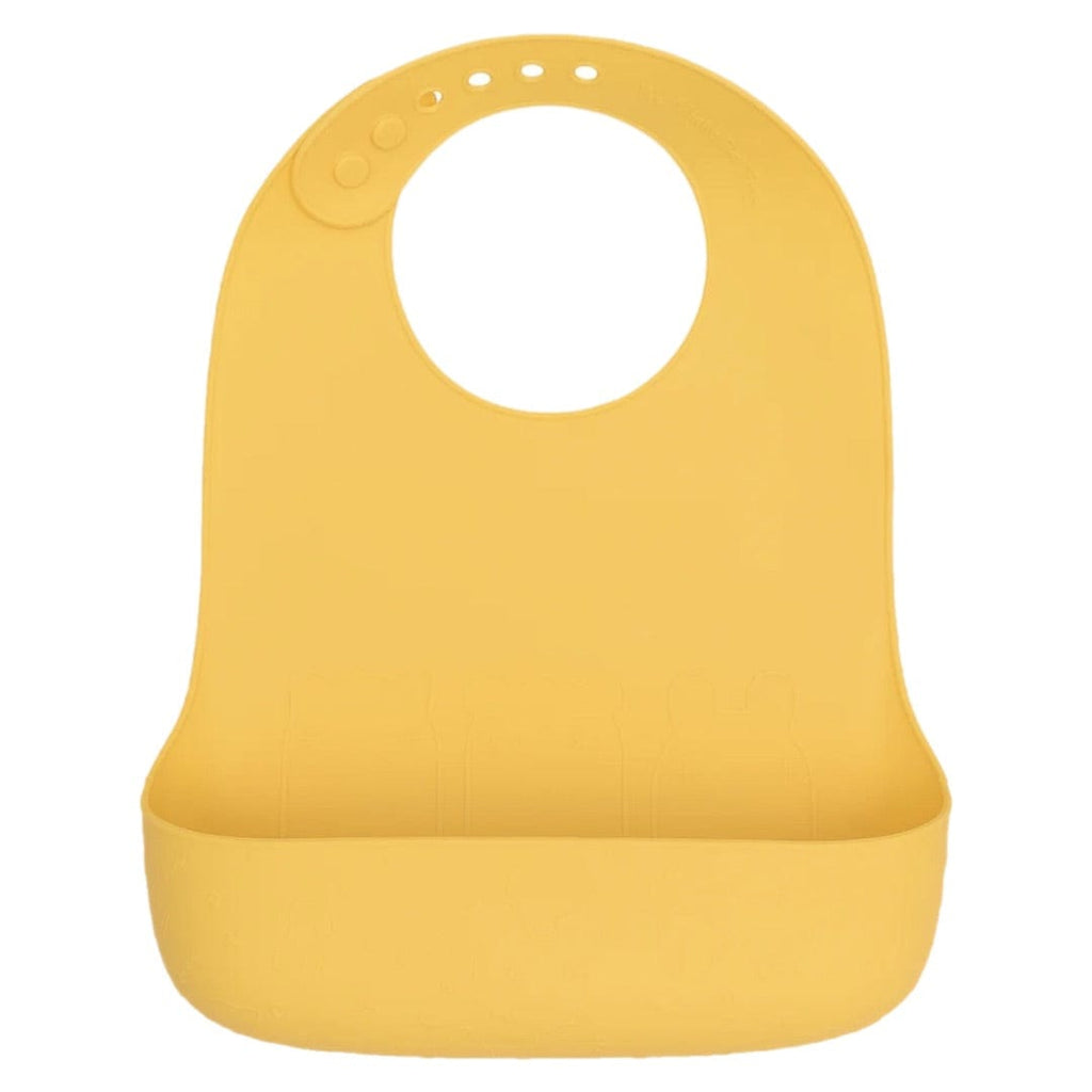 We Might Be Tiny 6 Months Plus Catchie Bib - Sage & Yellow