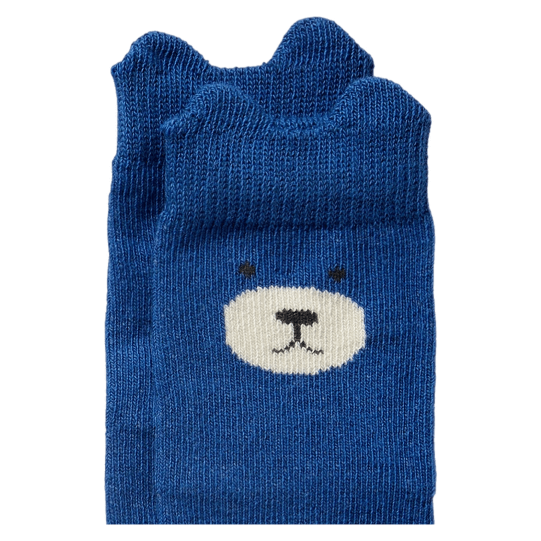 Wilson & Frenchy 0-3 Months to 1-2 Years 4 Pack Baby Socks - Oat, Cloud, Blue, Walnut