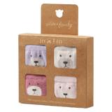 Wilson & Frenchy 0-3 Months to 1-2 Years 4 Pack Baby Socks - Pink Combo