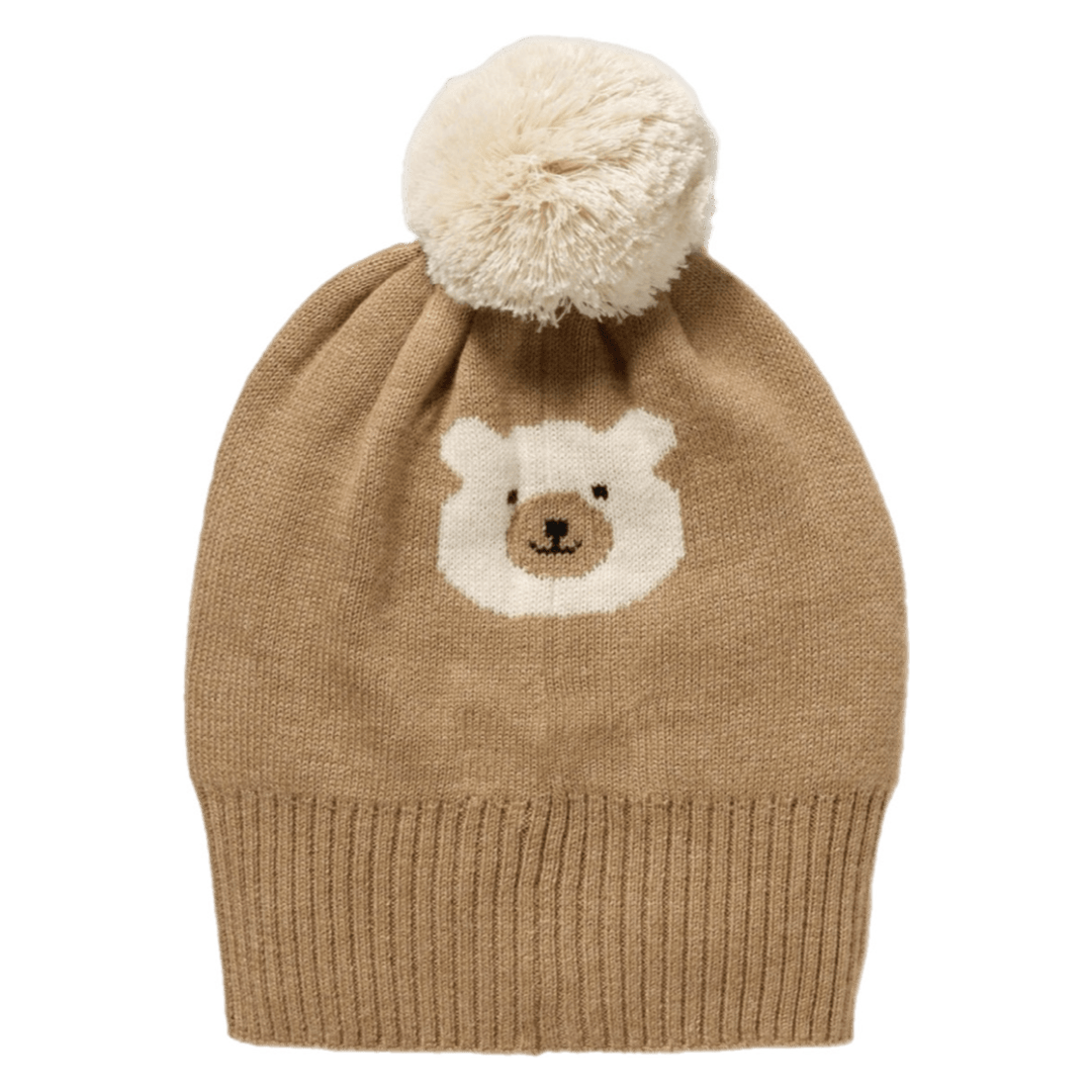 Wilson & Frenchy 0-3 Months to 1-2 Years Jacquard Knitted Hat - Beary Cute