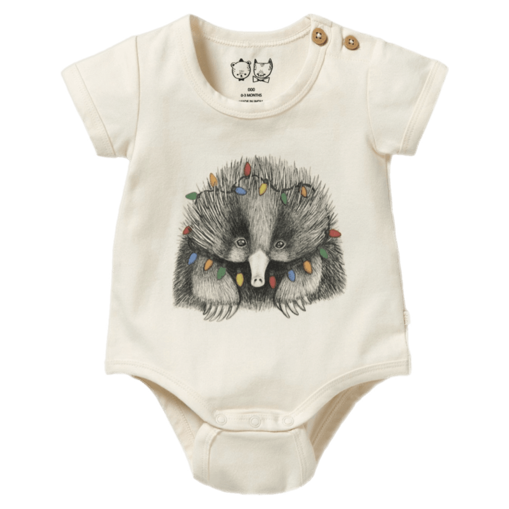 Wilson & Frenchy 0-3 Months to 12-18 Months 0-3M Christmas Bodysuit - Puggle