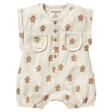 Wilson & Frenchy 0-3 Months to 12-18 Months 0-3M Crinkle Growsuit - Spice & Nice