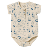 Wilson & Frenchy 0-3 Months to 12-18 Months 0-3M Henley Bodysuit - Tout est Magique