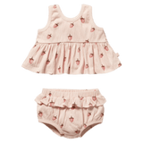 Wilson & Frenchy 0-3 Months to 12-18 Months 0-3M Ruffle Set - Strawberry Kisses