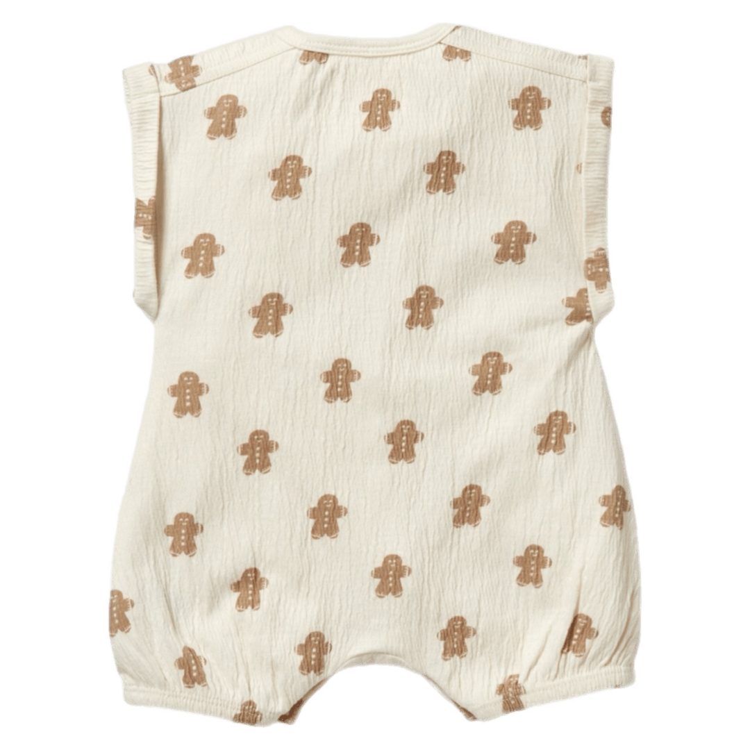 Wilson & Frenchy 0-3 Months to 12-18 Months Crinkle Growsuit - Spice & Nice