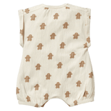 Wilson & Frenchy 0-3 Months to 12-18 Months Crinkle Growsuit - Spice & Nice