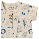 Wilson & Frenchy 0-3 Months to 12-18 Months Henley Bodysuit - Tout est Magique