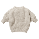 Wilson & Frenchy 0-3 Months to 12-18 Months Knitted Jumper - Cookie and Cream