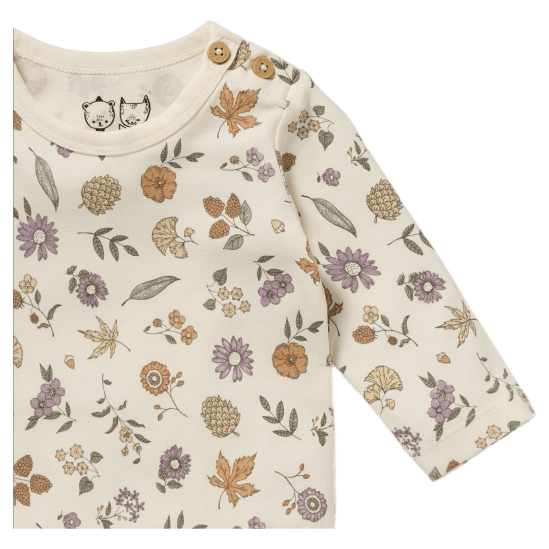 Wilson & Frenchy 0-3 Months to 12-18 Months Long Sleeve Bodysuit - Maple Glow