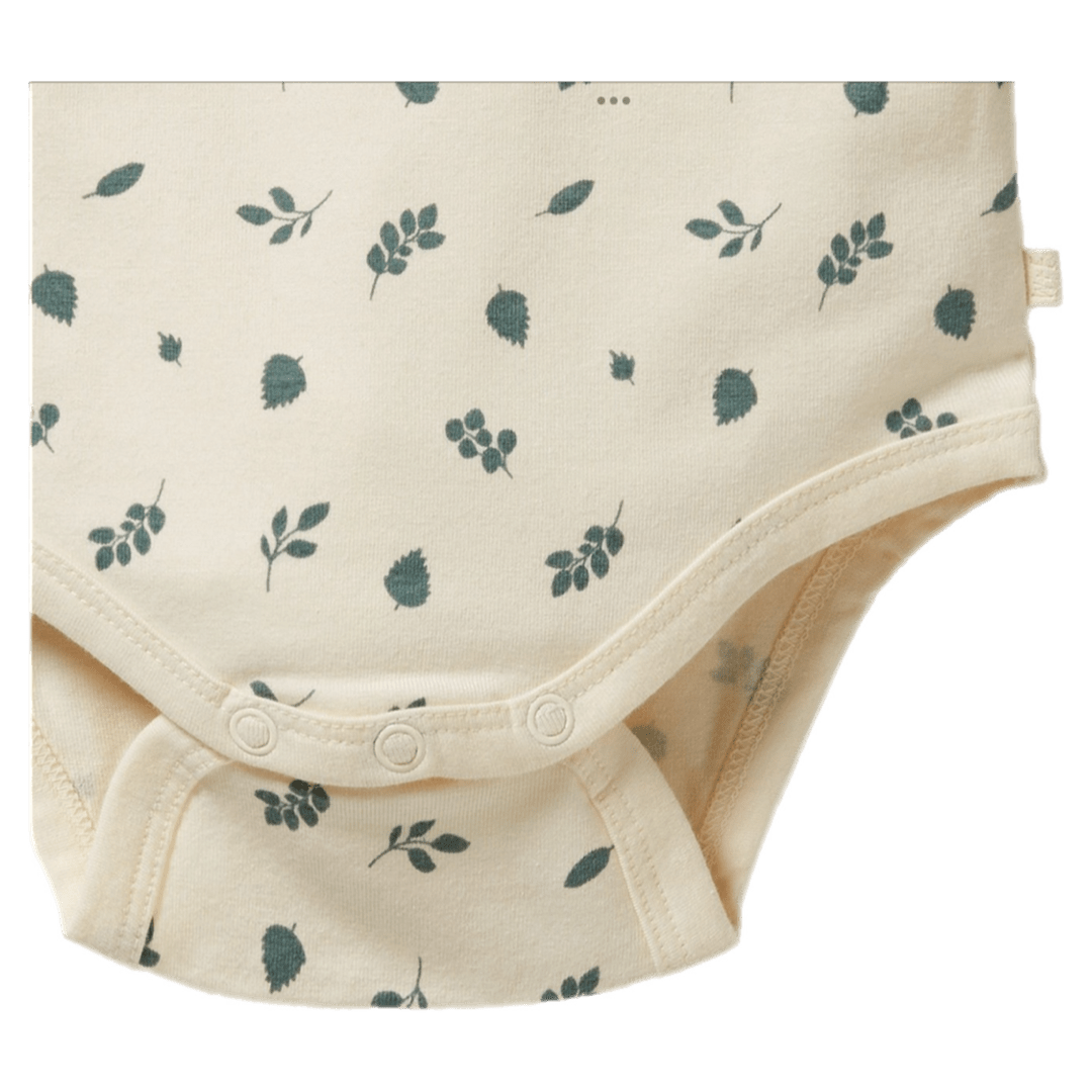 Wilson & Frenchy 0-3 Months to 12-18 Months Long Sleeve Bodysuit - Twilight Leaf