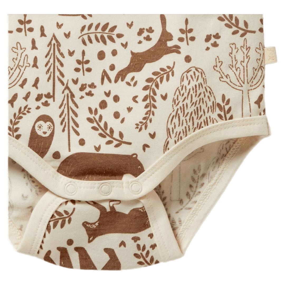 Wilson & Frenchy 0-3 Months to 12-18 Months Long Sleeve Bodysuit - Winter Forest