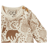 Wilson & Frenchy 0-3 Months to 12-18 Months Long Sleeve Bodysuit - Winter Forest