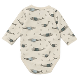 Wilson & Frenchy 0-3 Months to 12-18 Months Long Sleeve Bodysuit - Woolly  Whales