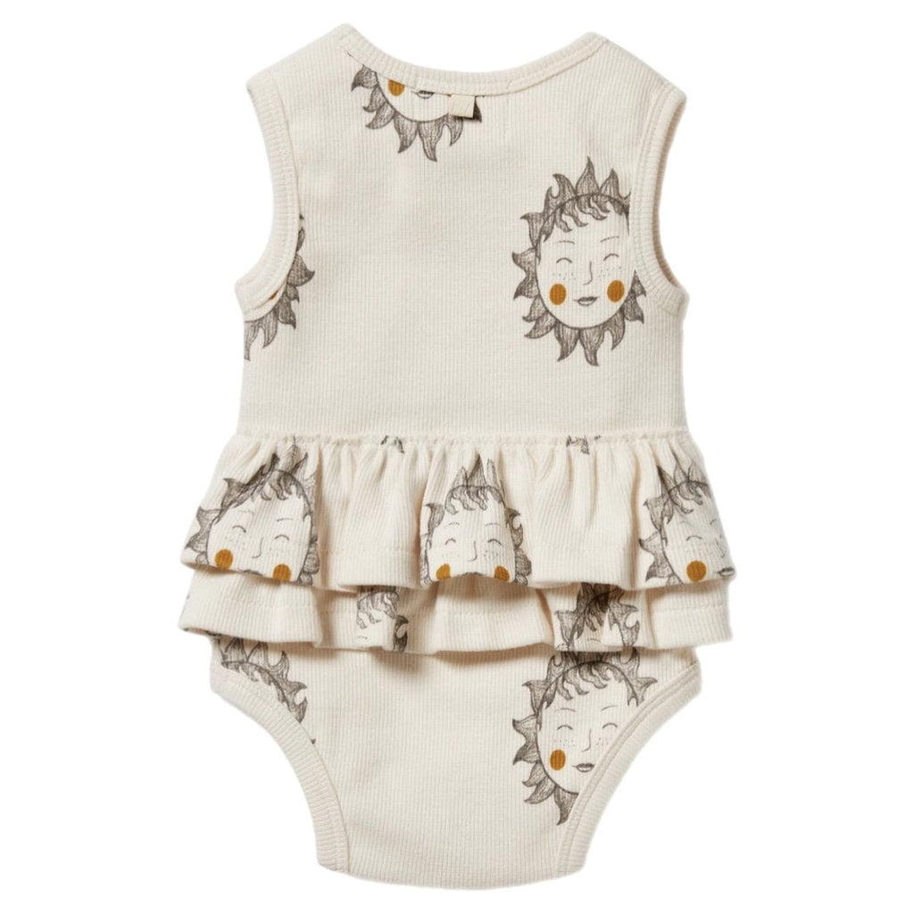 Wilson & Frenchy 0-3 Months to 12-18 Months Ruffle Bodysuit - Shine On Me