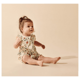 Wilson & Frenchy 0-3 Months to 12-18 Months Ruffle Zipsuit - Summer Garden