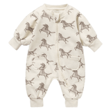 Wilson & Frenchy 0-3 Months to 12-18 Months Terry Growsuit - Little Unicorn