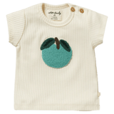 Wilson & Frenchy 0-3 Months to 18-24 Months 0-3M Embroidered Tee - Apple Papple