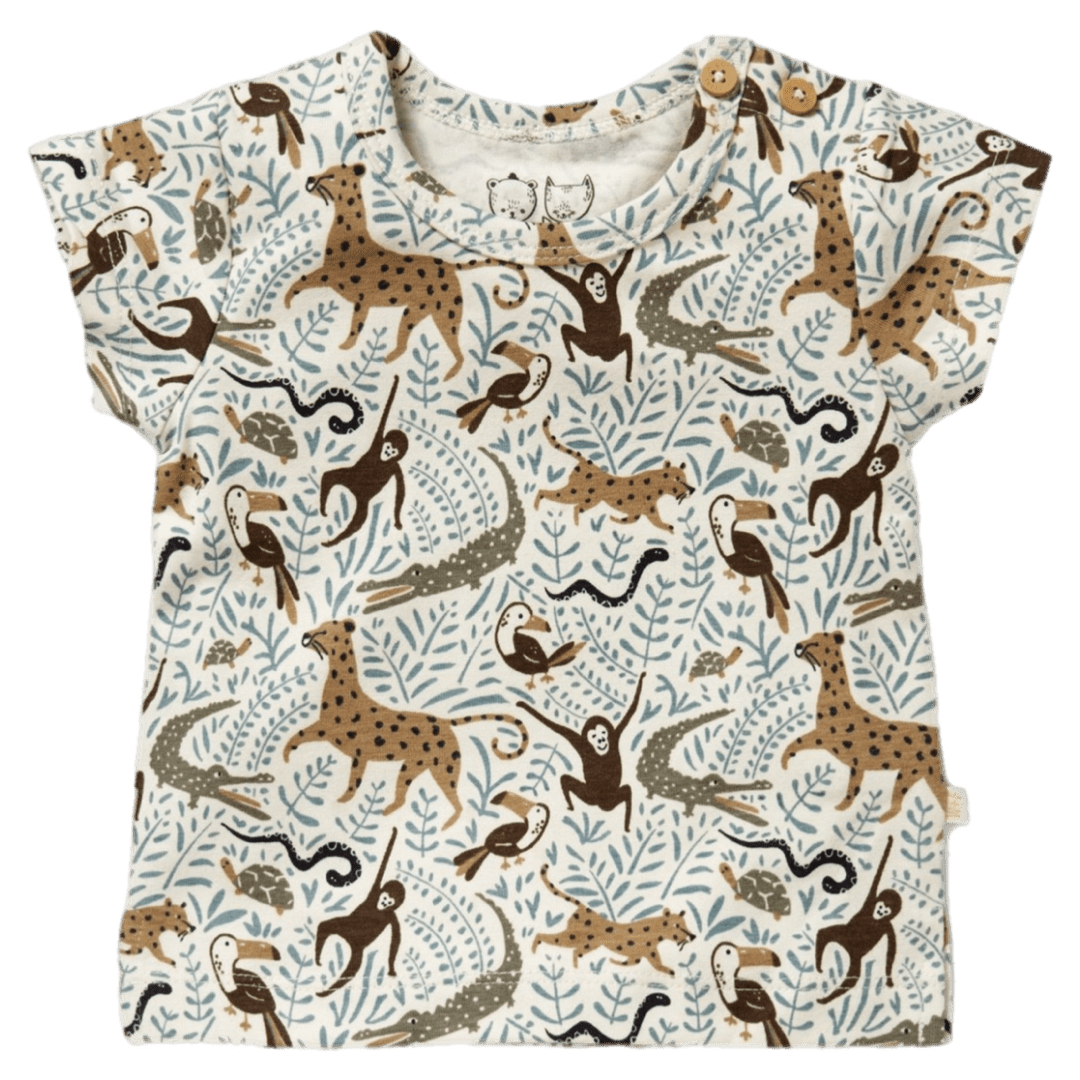 Wilson & Frenchy 0-3 Months to 18-24 Months 0-3M Short Sleeve Tee - Mini Jungle